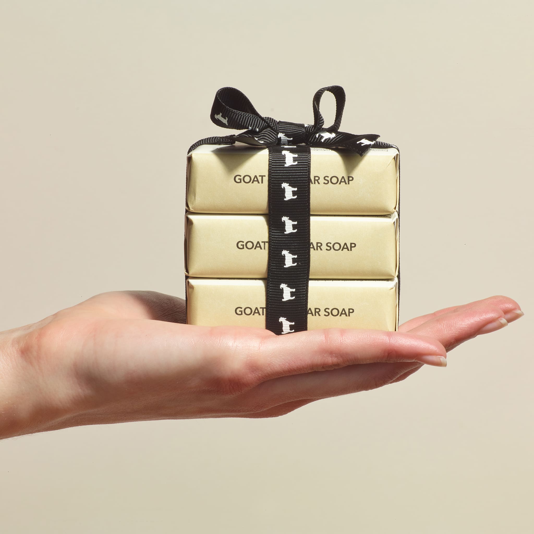 3oz Vanilla Bean Goat Milk Bar Soap, Set of 3