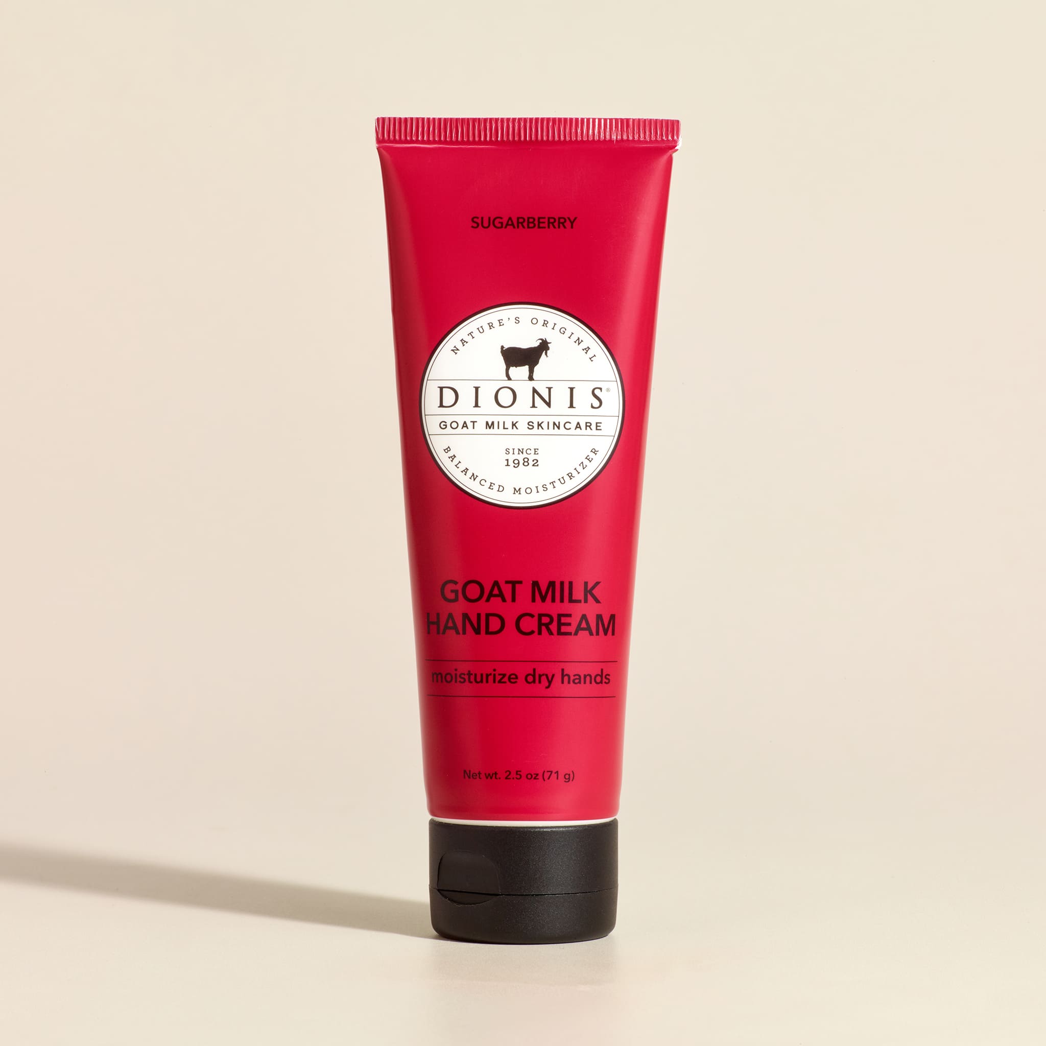 Jumbo Sugarberry Goat Milk Hand Cream for Dry Skin, 2.5 oz