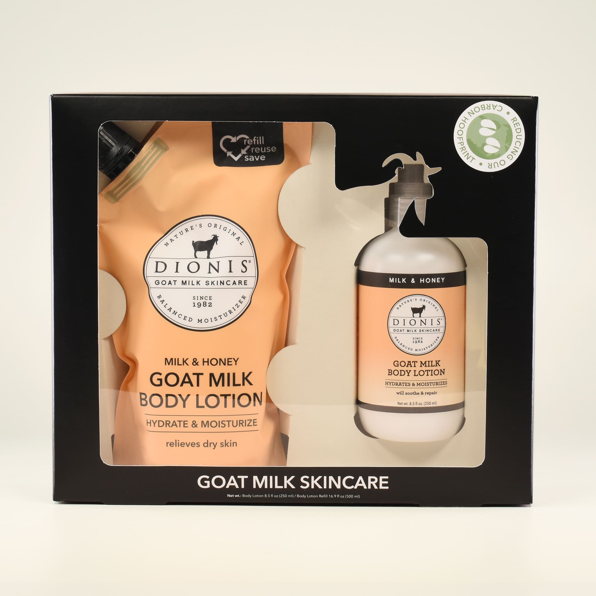 イプセンスキンケア ♡ DIO FOAM・LOTION・MILKセット Milk & Honey Goat Milk Body Lotion & Refill Gift Set • Dionis Goat