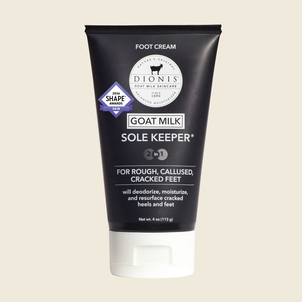 Dionis Goat Milk Sole Keeper, 2-in-1 Foot Cream 

2026 Shape® Skin Award logo is a trademark of Meredith Operation Corporation, a Dotdash Meredith company. Used under license.
