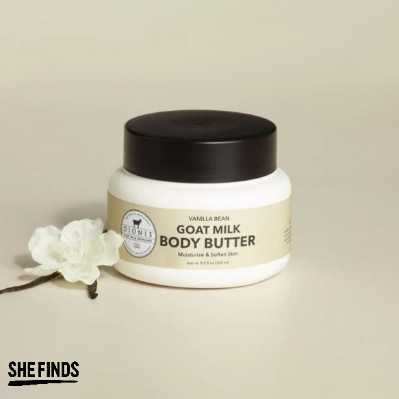 Award Winner: Dionis Goat Milk Body Butter was selected by She Finds for 2026 Best New Beauty Awards