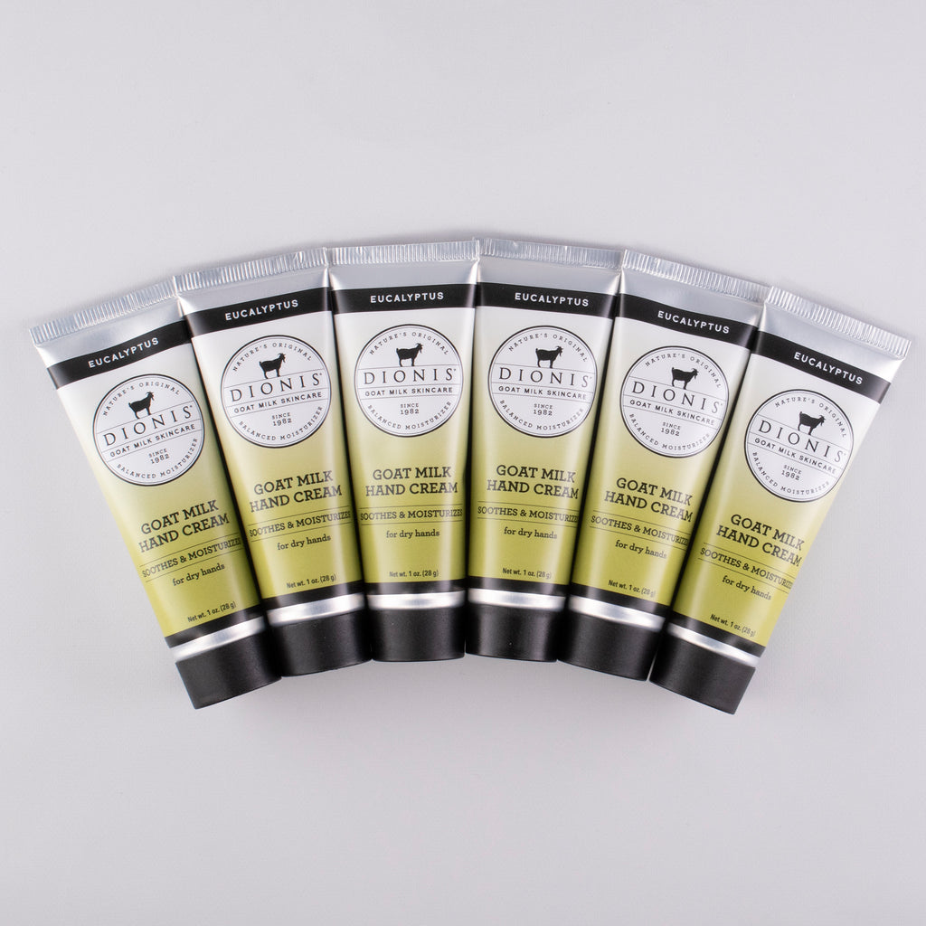 Eucalyptus Goat Milk Hand Cream, Set of 6