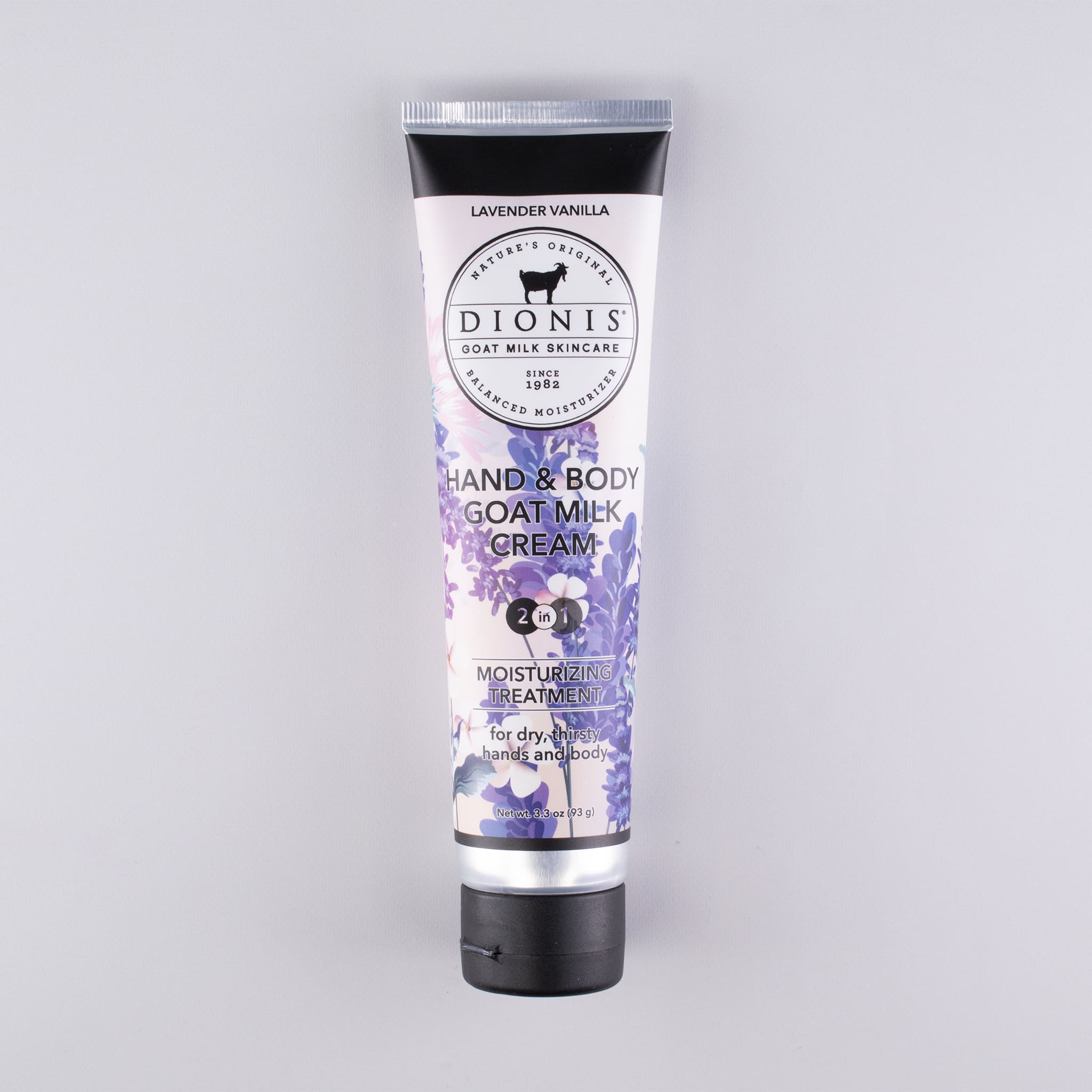 Tube of Lavender Vanilla goat milk hand & body cream
