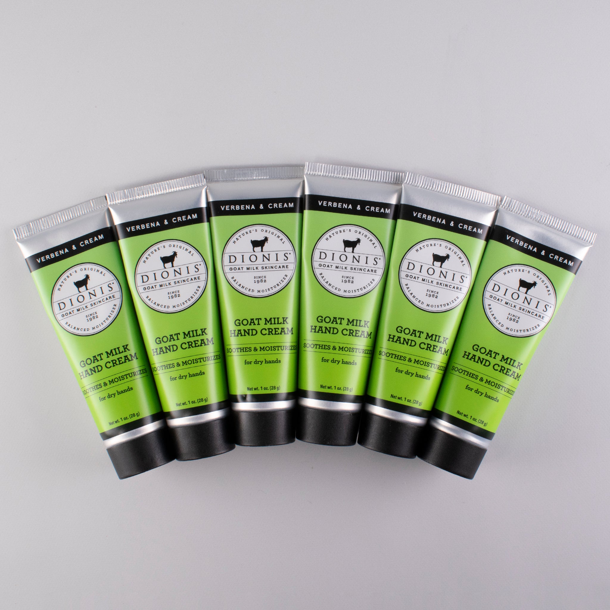 Lemon Verbena & Cream Goat Milk Hand Cream, Set of 6